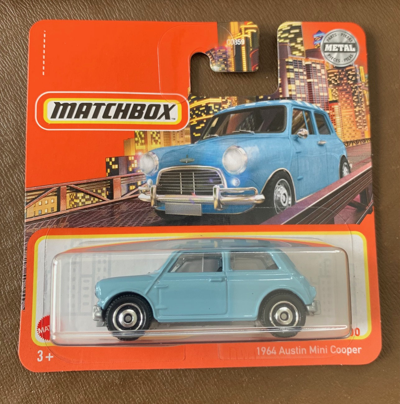 Matchbox 1964 Austin Mini Cooper-light Blue With White - Etsy UK