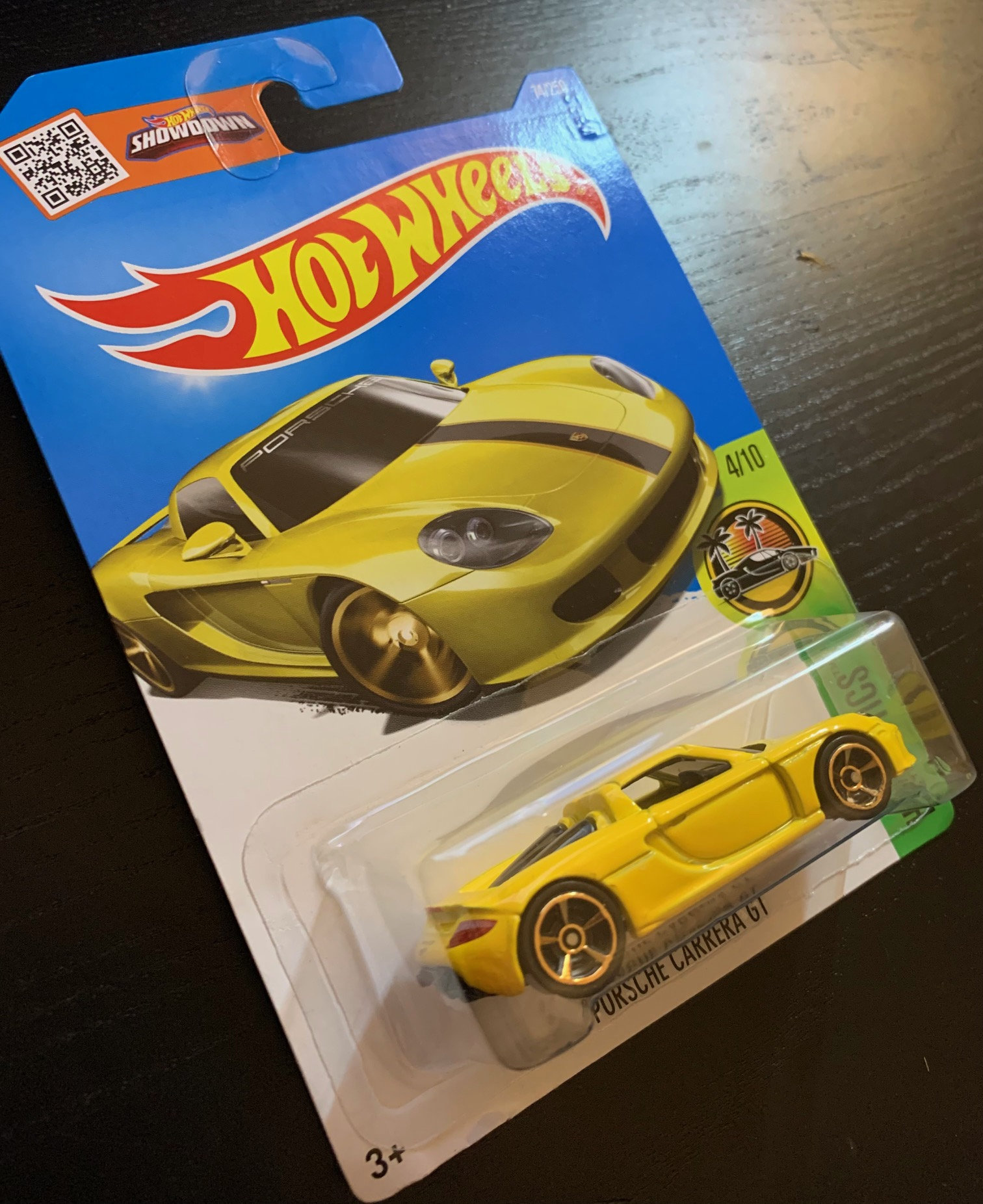 Hot Wheels 1/64 Porsche Carrera GT 2015 - Série Porsche #7/8, Couleur Orange, Occasion