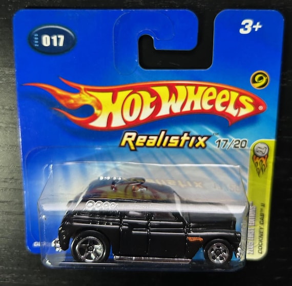 Hot Wheels Cockney Cab Ii-london Taxi-black With Chrome Windows