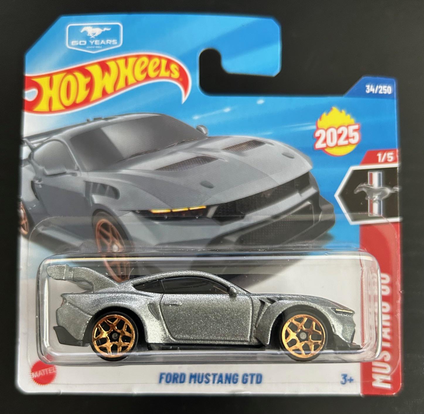 Hot Wheels 2024 Ford Mustang Gtd-grand Touring Daytona-silver With