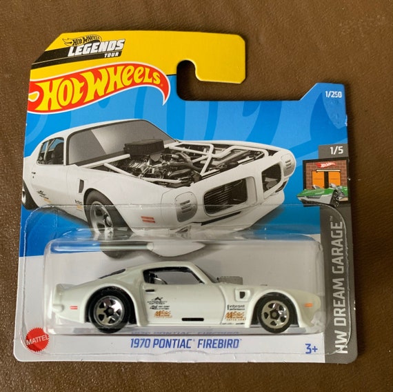 Hot Wheels 1970 Pontiac Firebird-white With Chrome Interior-hw