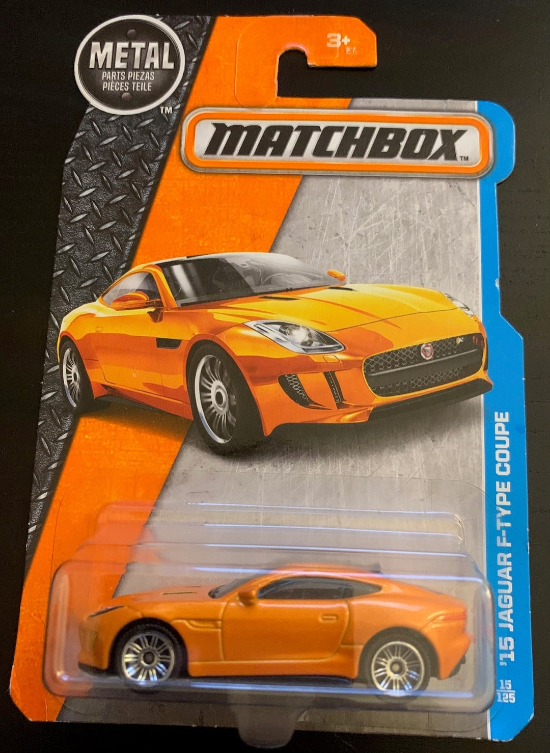 Matchbox 2020 MBX Highway 2015 Jaguar F-Type Coupe Diecast Car – Blue, 1:64 Scale, Collectible Model 52/100 - View #11