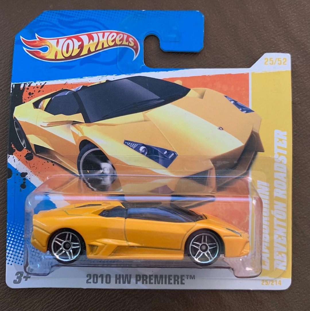 Hot Wheels Lamborghini Reventon Roadster yellow With Black