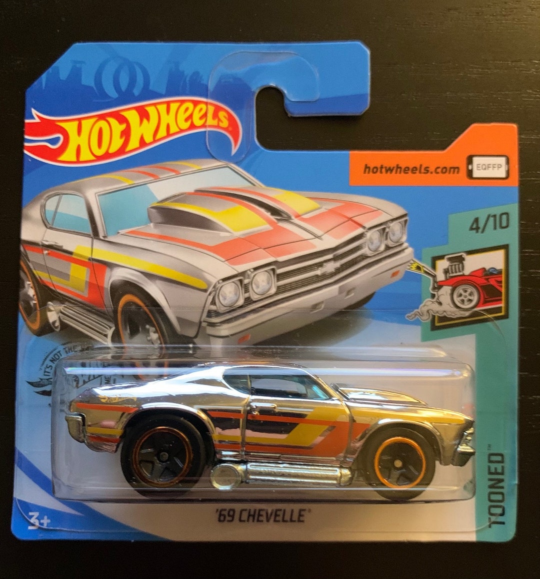 Hot Wheels 1969 Chevrolet Chevelle-tooned-chrome-hard to Find