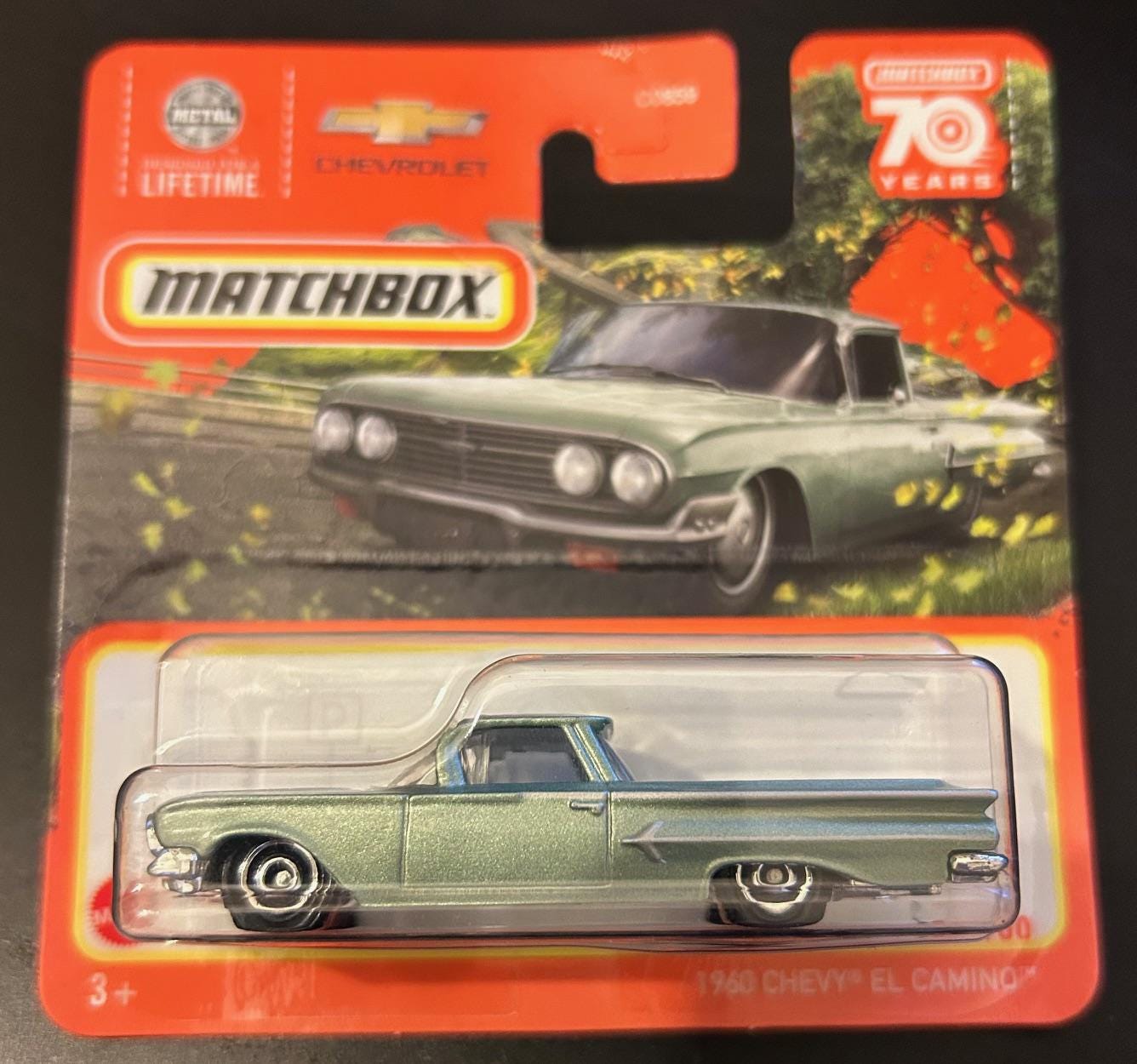 マッチボックス 1960 シボレー エルカミーノ - ライトグリーン、グレー