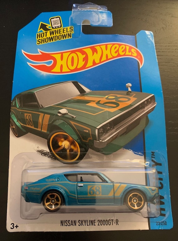 Hot Wheels Nissan Skyline 2000 Gt-r-green/teal With Black Interior