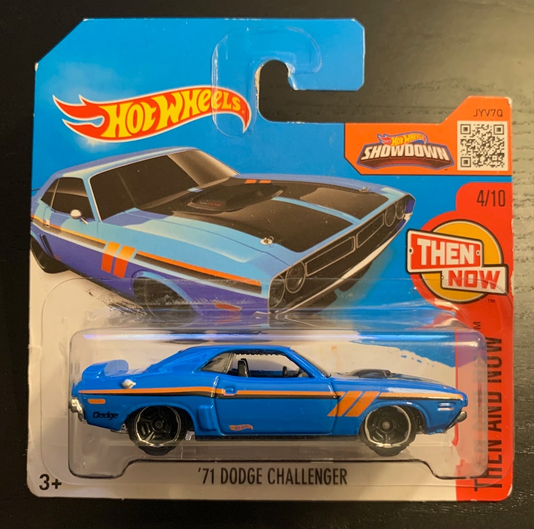 ホット ウィール 1971 ダッジ チャレンジャー - ブルー、ブラック
