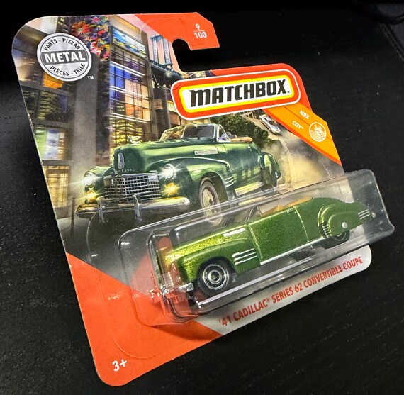 Matchbox 1941 Cadillac Series 62 Convertible Coupe-green With Tan