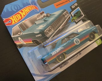 Hot Wheels 1964 Chevrolet Chevelle Ss-green/teal With Chrome