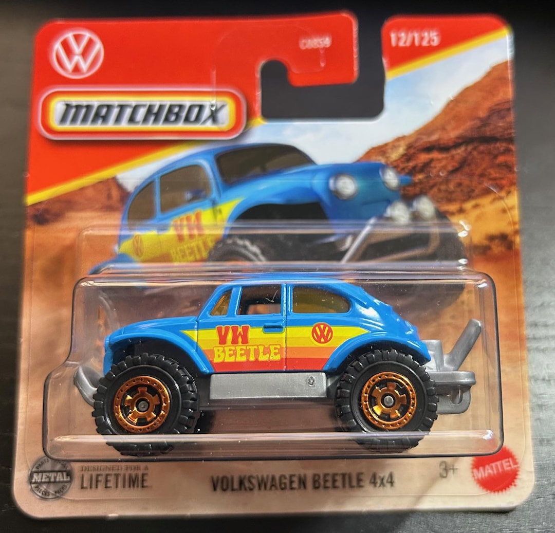 マッチボックス フォルクスワーゲン ビートル 4X4 - ブルー、イエロー