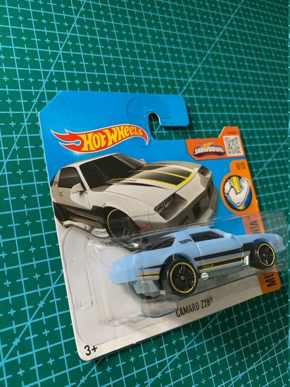 ホットウィール シボレー カマロ Z28 - ライトブルー メタル