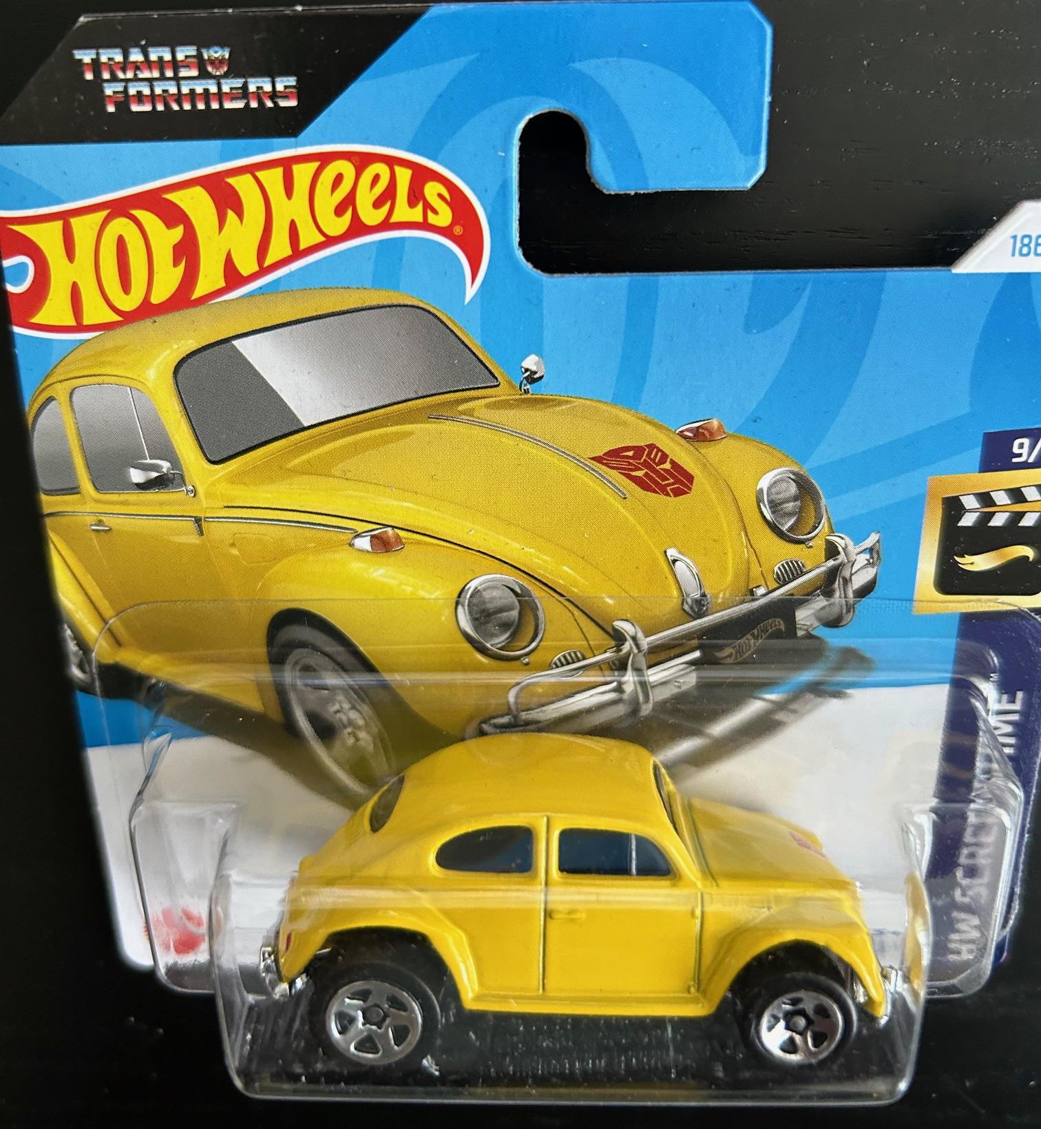 Hot Wheels Volkswagen Classic Beetle-yellow With Black Interior