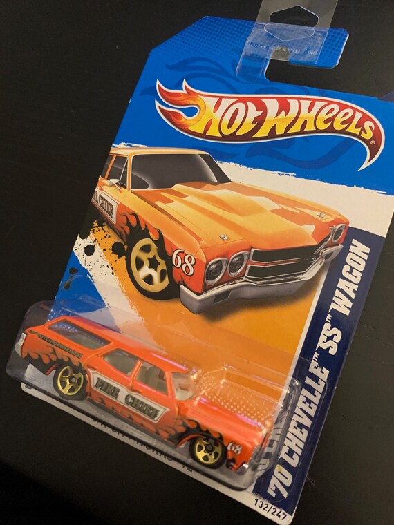 ホット ホイール 1970 シボレー シェベル SS ワゴン - オレンジと