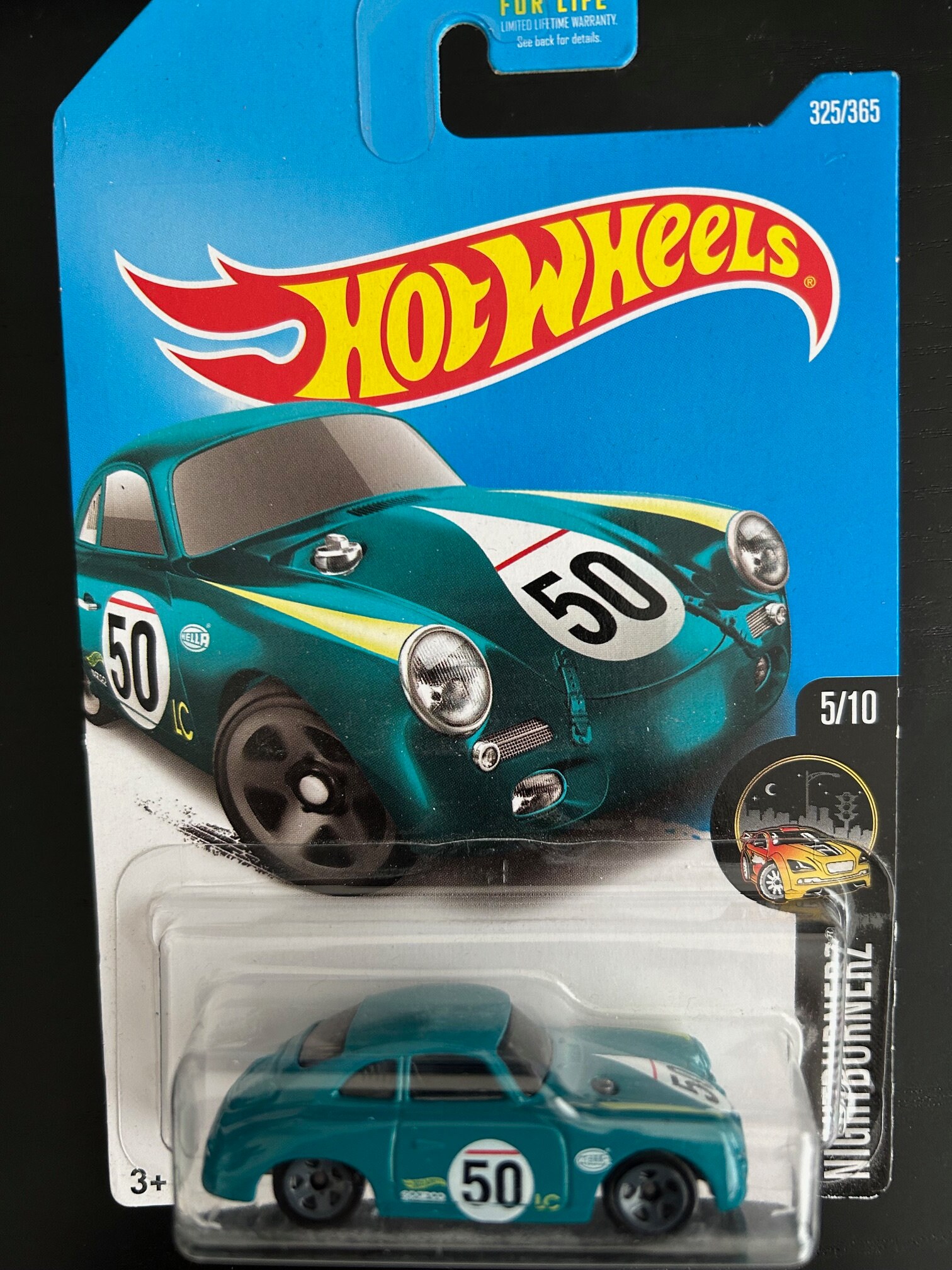 Hot Wheels Porsche 356A Outlaw-green/turquoise With Black Interior
