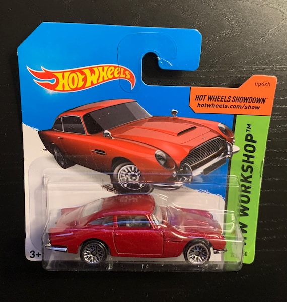Hot Wheels 1963 Aston Martin Db5-red-short Card-2014 HW Workshop