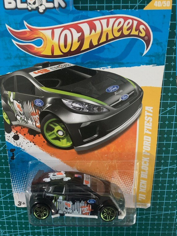 Hot Wheels 2011 Ken Block Ford Fiesta-gymkhana Hoonigan-black With