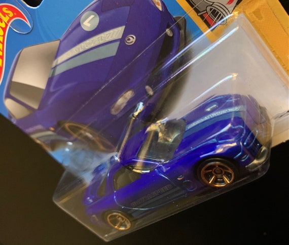 ホットウィール 1995 マツダ RX-7 ブルー -ショートカード- HW ターボ