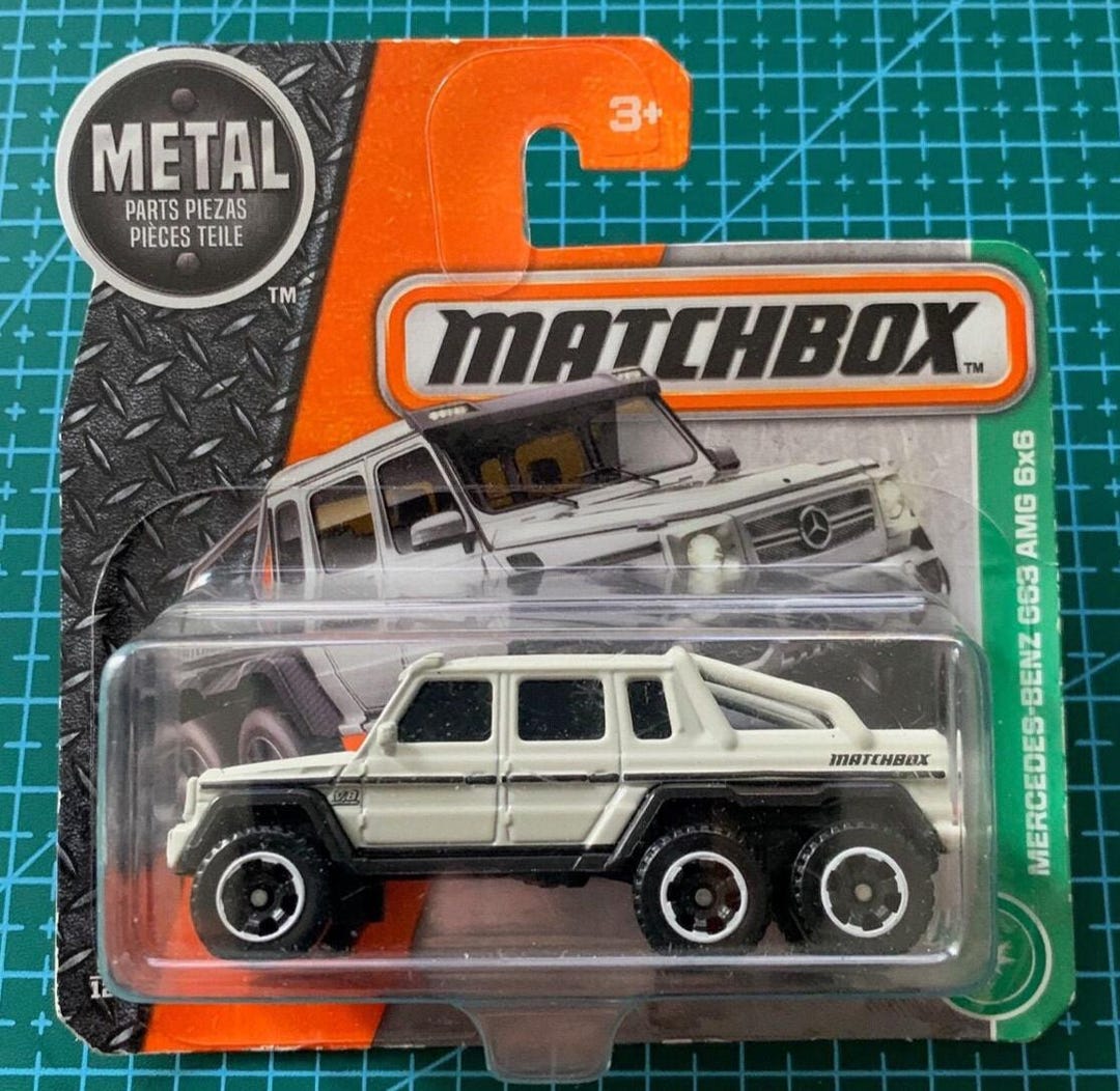 マッチボックス ベンツ 6×6 8台セット マッチボックス メルセデス・ベンツ G63 AMG 6X6 - ホワイト＆ブラック