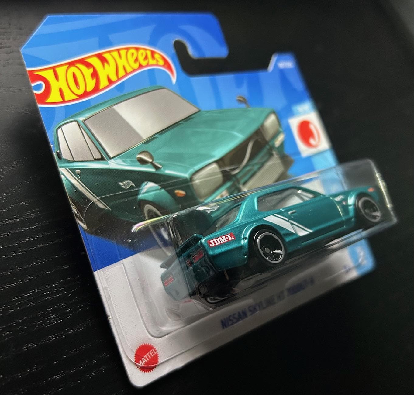 Hot Wheels 1972 Nissan Skyline HT 2000GT-X -teal/green With Black