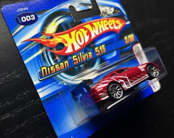Hot Wheels Nissan Silvia (s15)-burgundy With Black Hood-2006 First