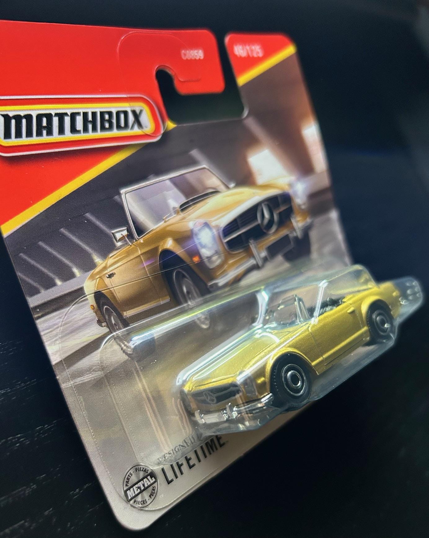 Matchbox 6 Mercedes Convertible - Rare - Miniature En Boîte - État Neuf (modèle)