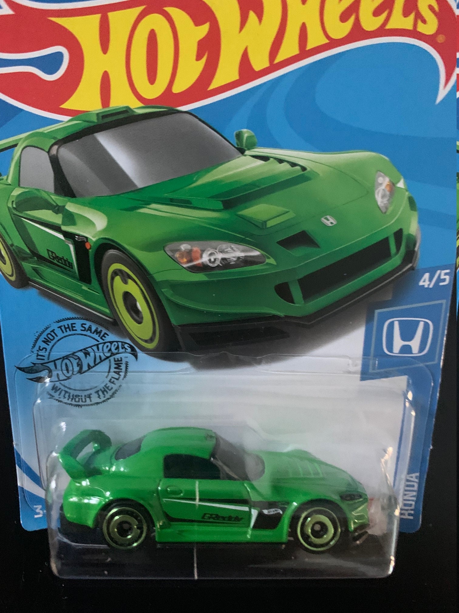 ホットウィール ホンダ S2000 - グリーン グリーン ホイール ロング