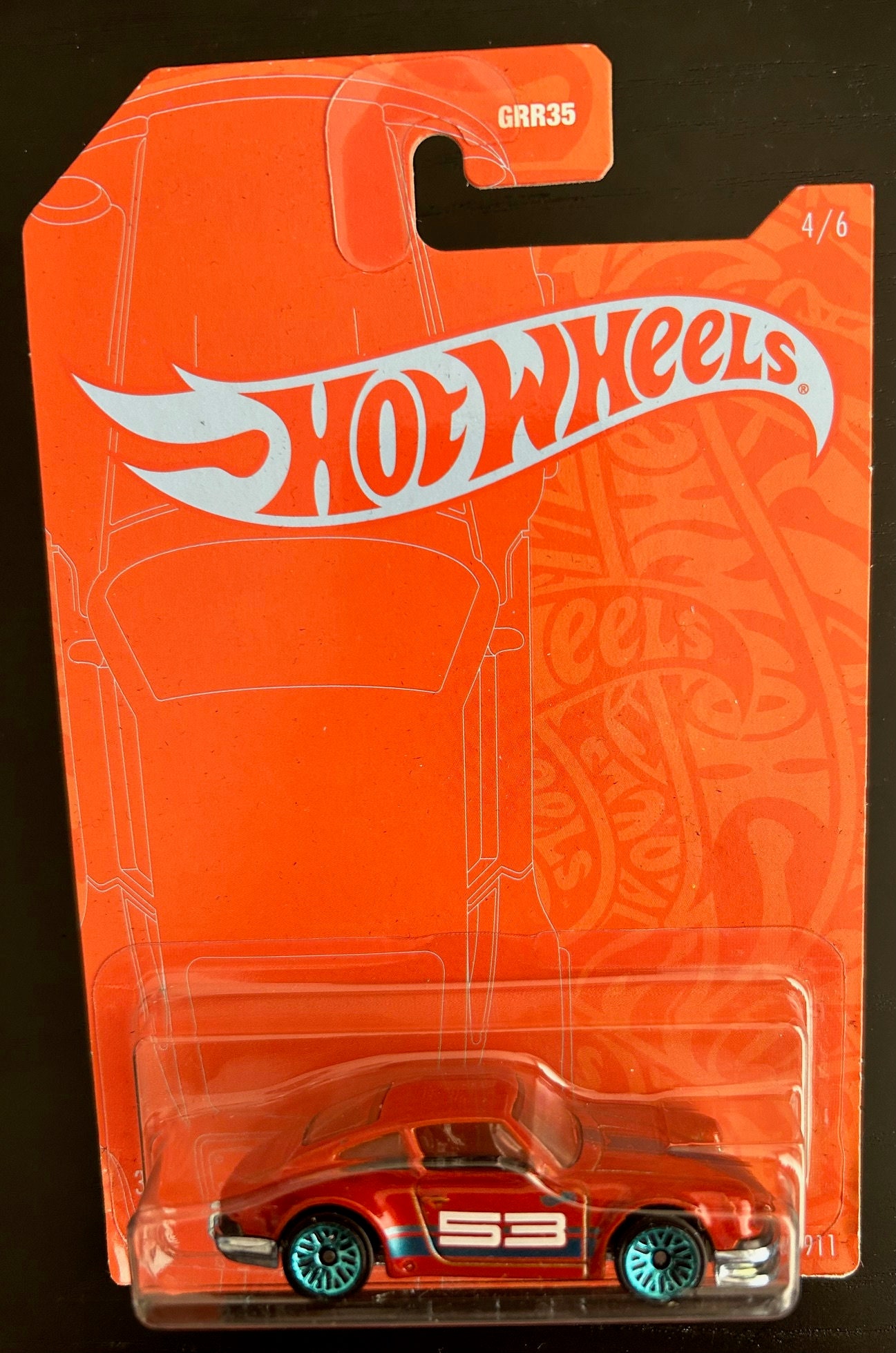 Hot Wheels 1:64 2024 Porsche 911 Arancione - Modello Celebration GRT01-979G, Nuovo - Foto 2