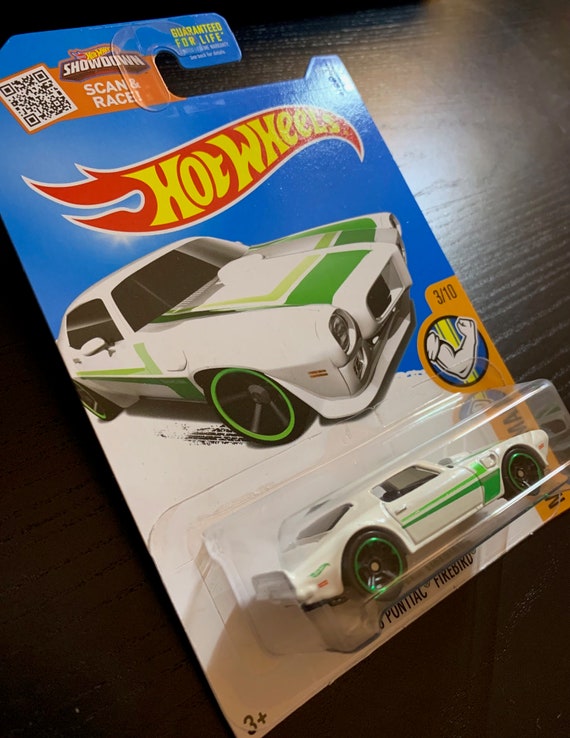 Hot Wheels 1973 Pontiac Firebird-white With Green Stripes-long