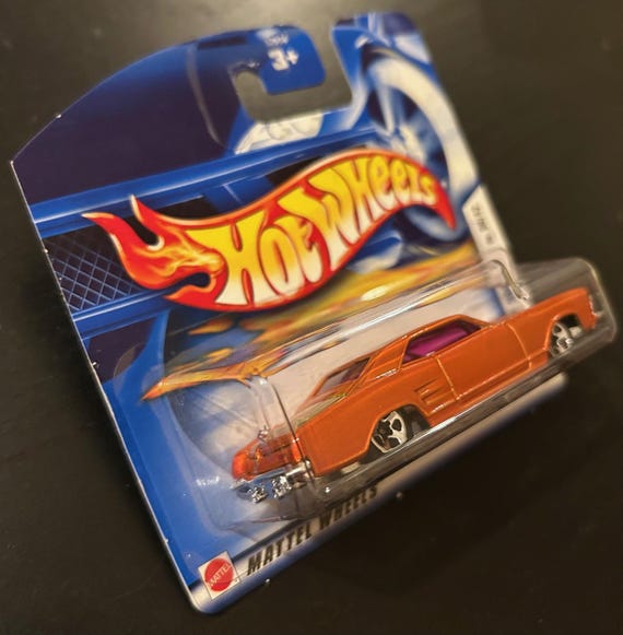 Hot Wheels 1964 Buick Riviera-orange With Purple Windows-2002