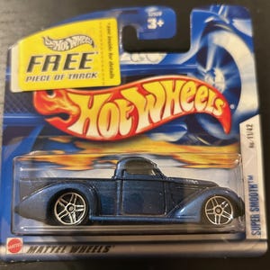 Hot Wheels Super Smooth-Like 1939 GMC Pick-up Truck-Blau mit schwarzem Innenraum-2002 Kurze Karte-Schwer, Sammler Miniatur Modell 1/64 zu finden