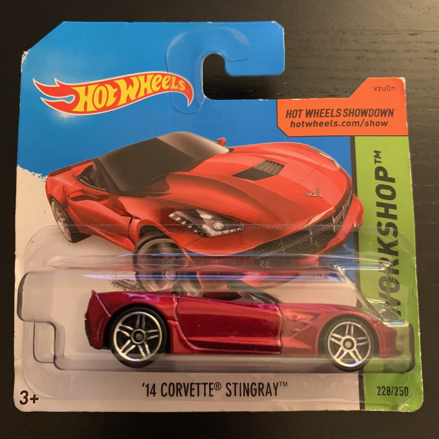 ホットウィール 2014 シボレー コルベット C7 レッド Hot Wheels 2014 Chevrolet C7 Corvette Stingray-red With Black