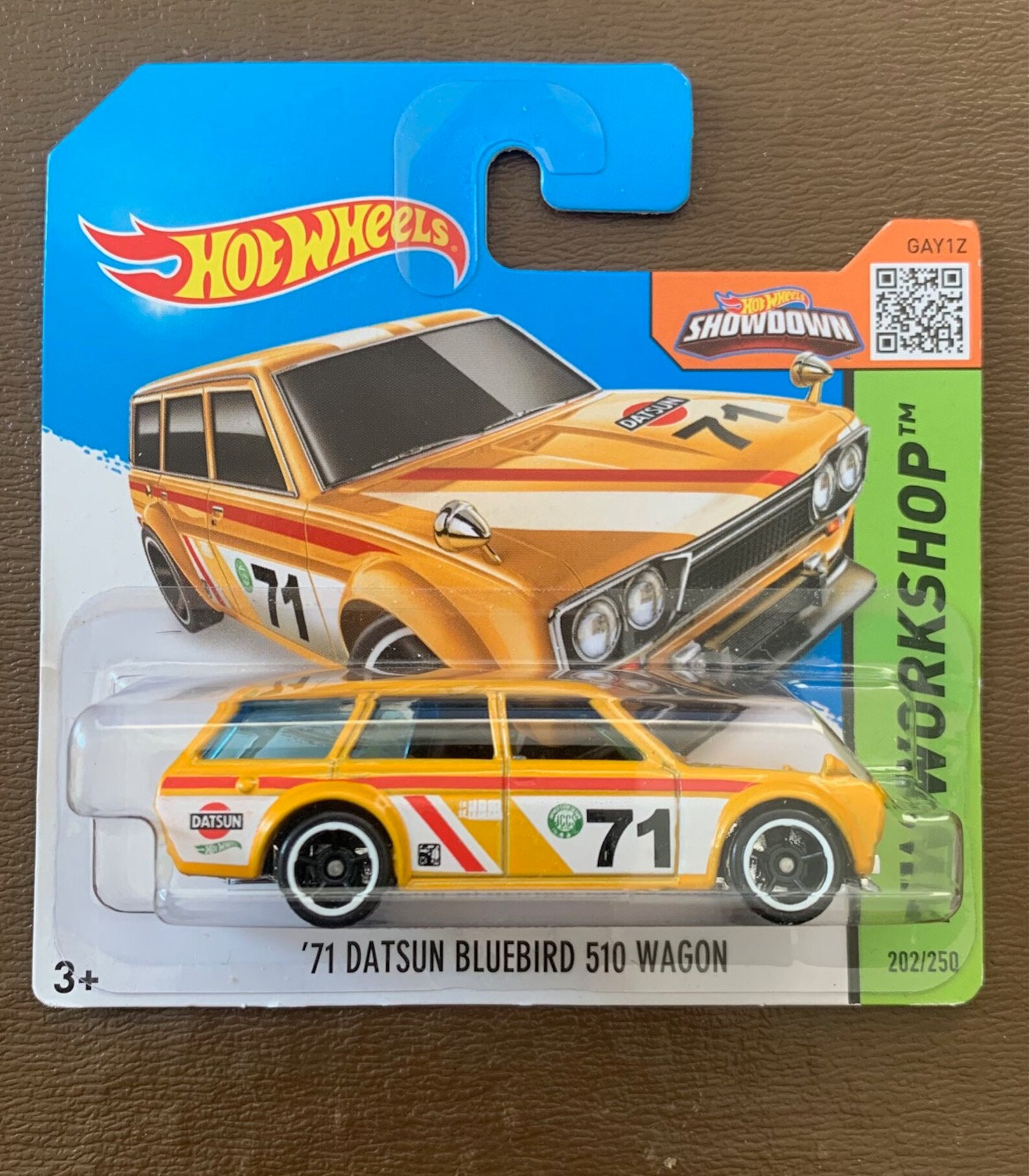 Hot Wheels 1971 Datsun Bluebird 510 Wagon-Yellow With Blue | Etsy