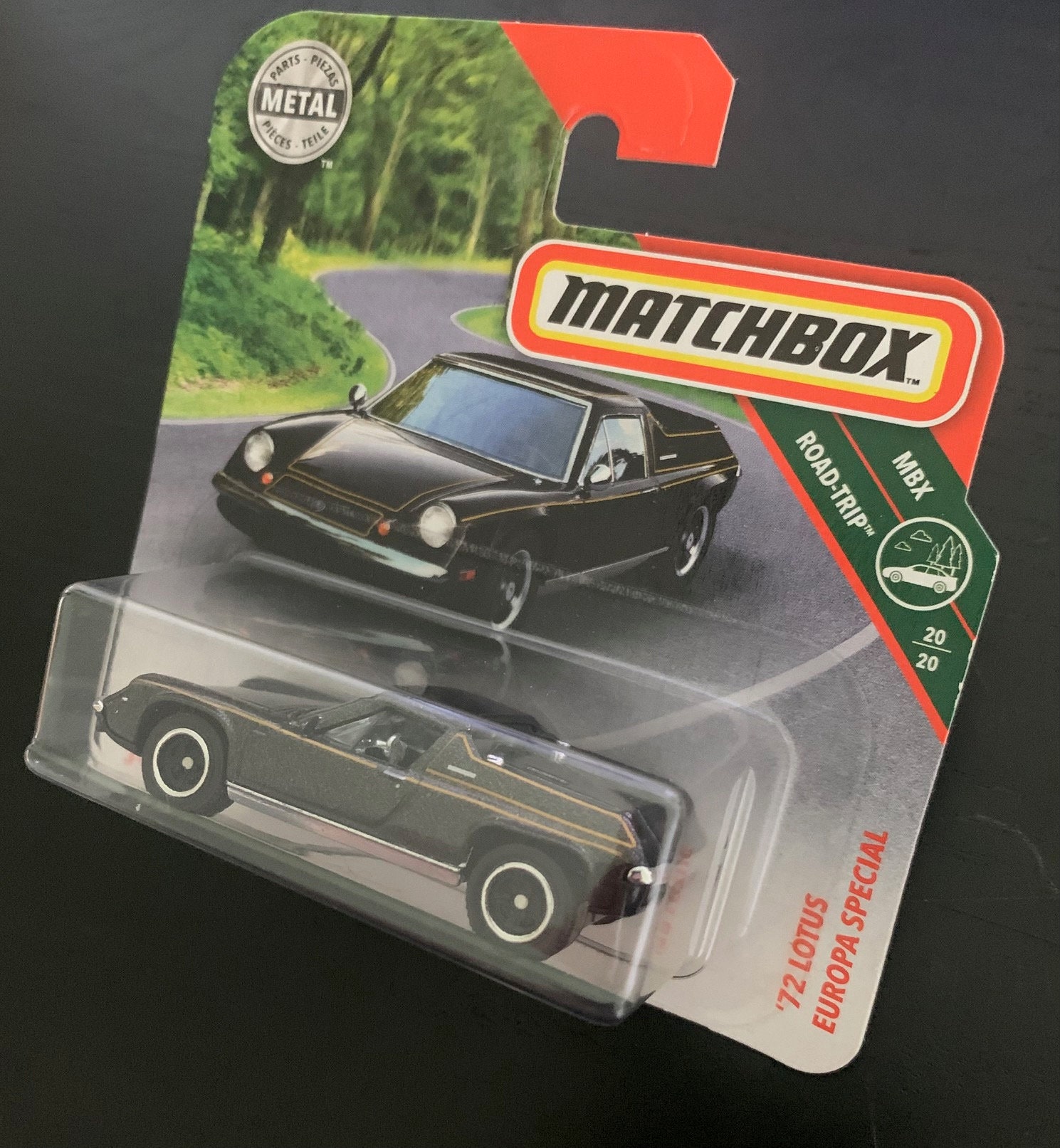 Matchbox 1972 Lotus Europa Special-charcoal Grey With Gold Pin