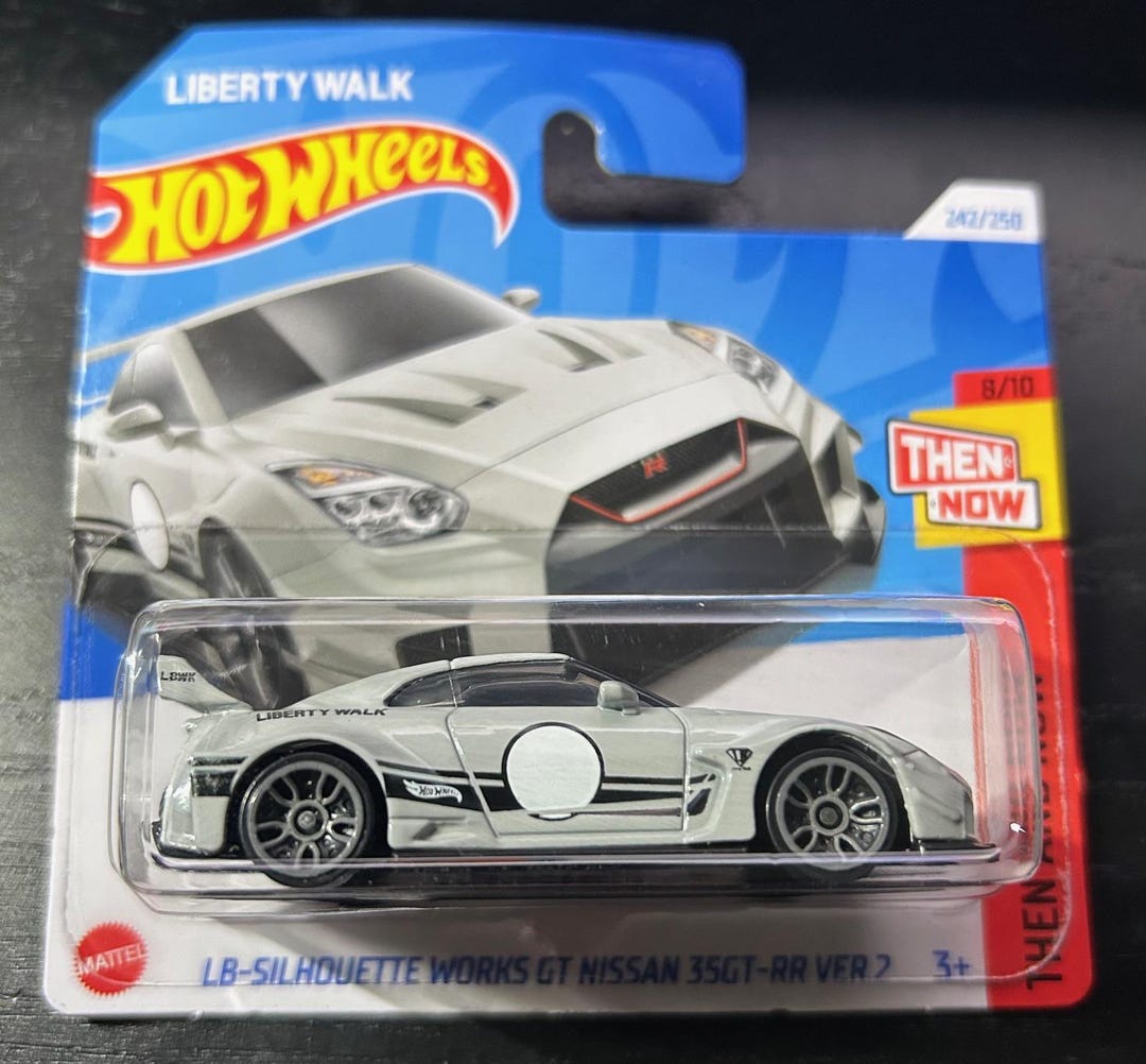 Hot Wheels Liberty Walk-silhouette Works GT Nissan 35GT-RR -grey
