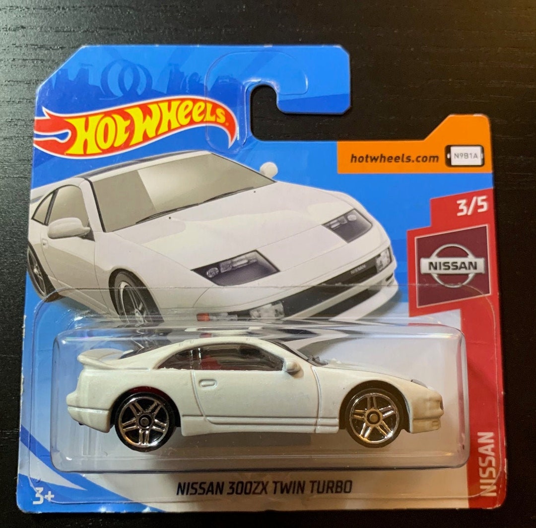 Hot Wheels Nissan 300ZX Twin Turbo-white With Red Interior