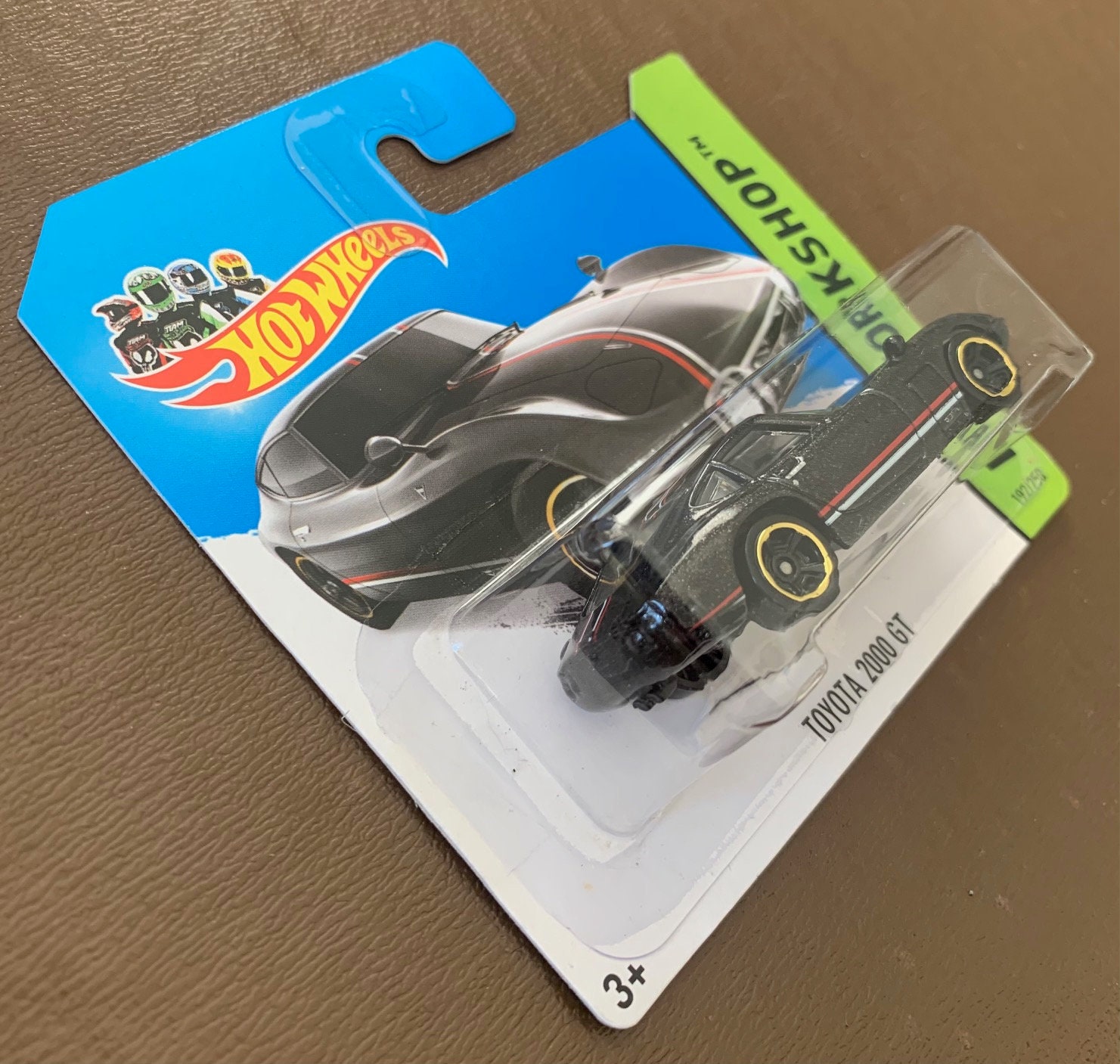 Hot Wheels Toyota 2000gt-black With Gold Wheels-2014 HW Workshop
