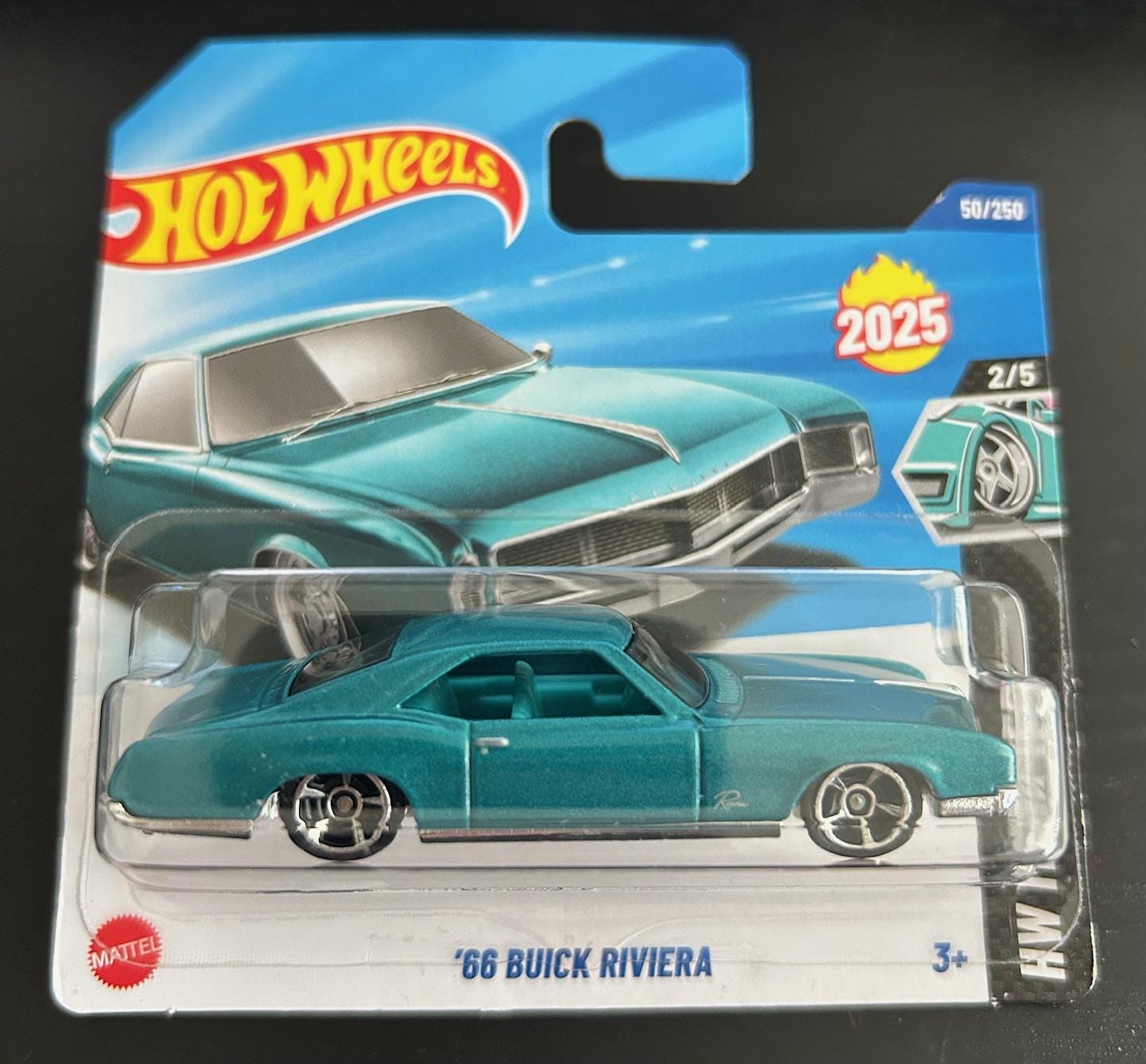 ホットウィール 1966 ビュイック リビエラ - ターコイズ/ブルー