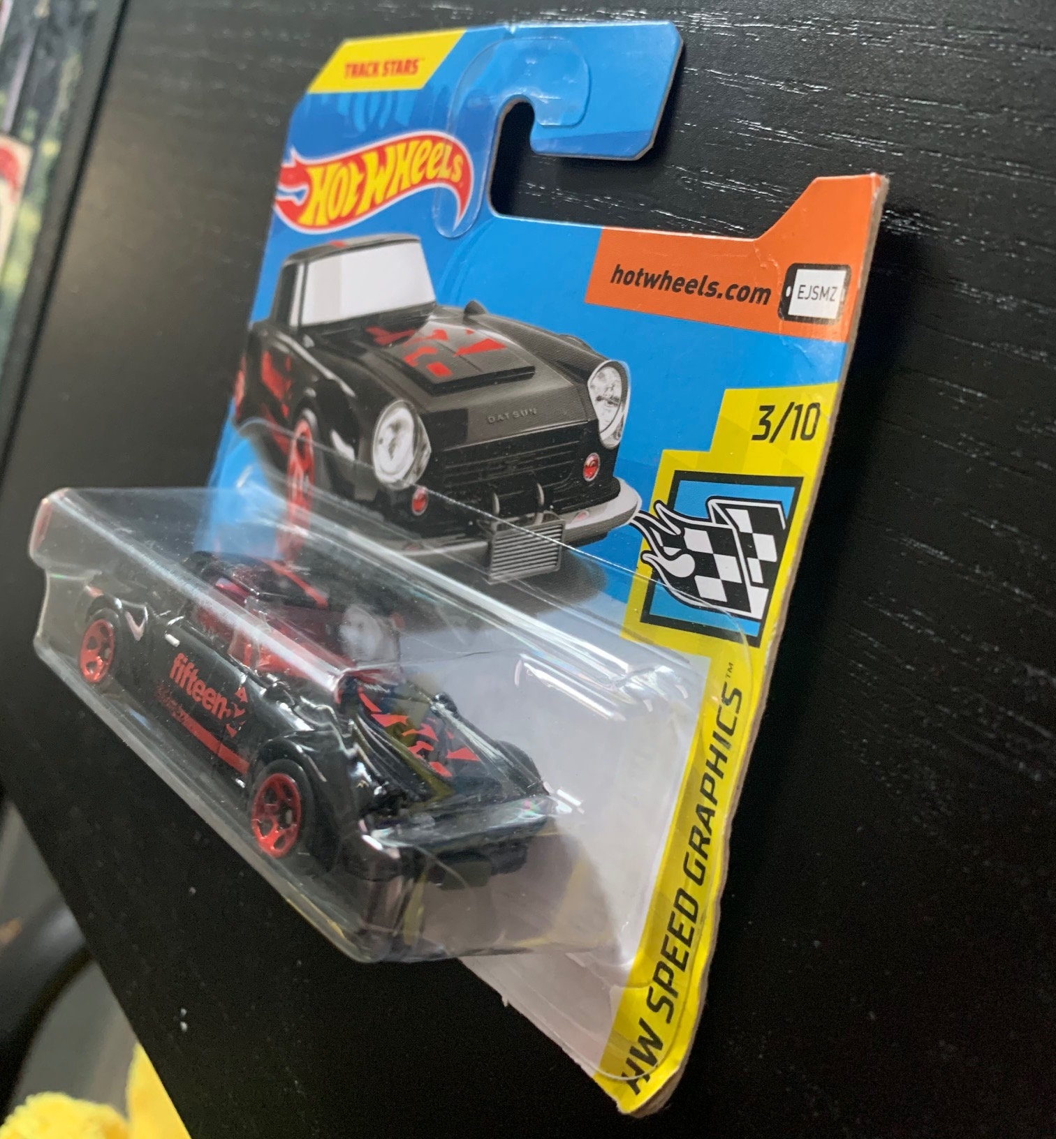 Hot Wheels Fairlady 2000-datsun-black With Red Wheels-hw Race Day