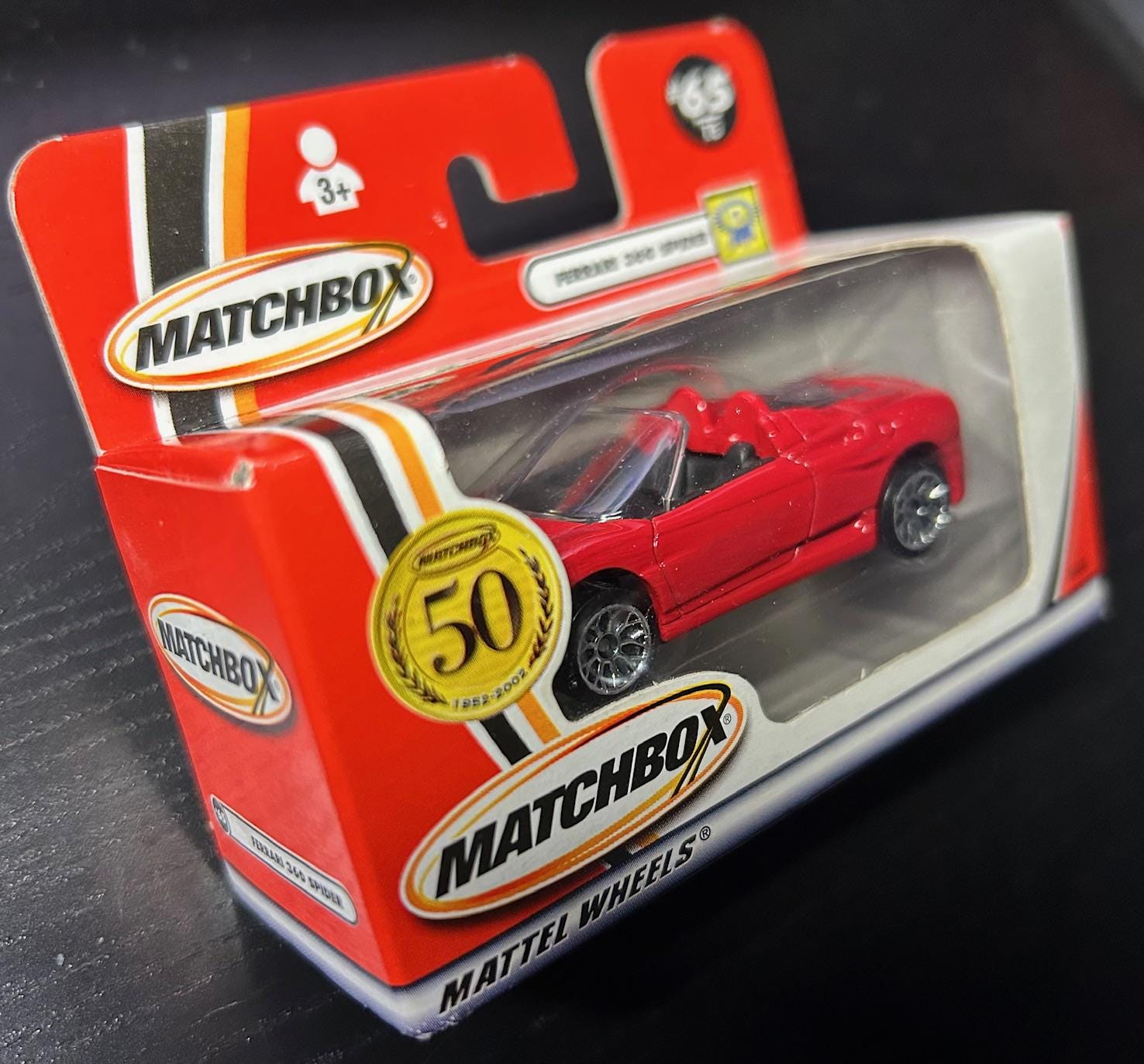 Matchbox Ferrari 360 Spider-red With Black Interior-2002