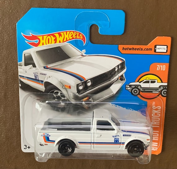 ホットウィール ダットサン 620 日産ピックアップ - ホワイトと