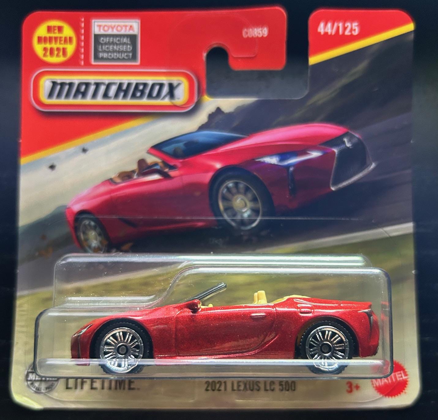 Matchbox 2021 Lexus LC500- Red With Tan Interior-short Card -hard