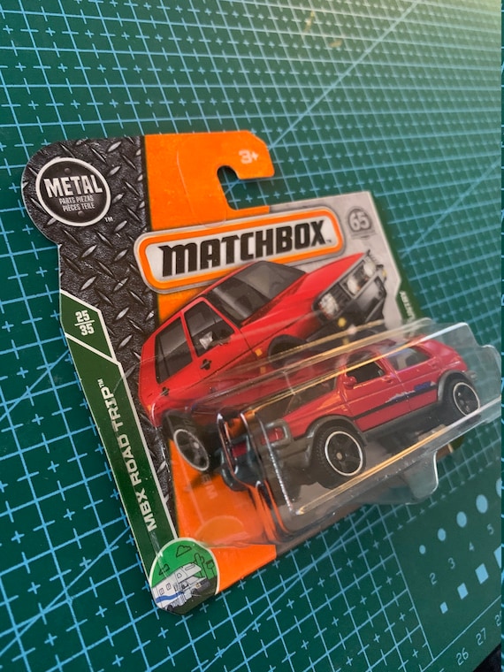 Matchbox '90 VOLKSWAGEN GOLF COUNTRY☆red VW; 5sp☆2018