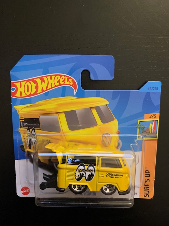 Hot Wheels KOOL Kombi-vw Volkswagen-amarillo-luna Ojos-corto kombi hot wheels Hot Wheels KOOL Kombi-vw Volkswagen-amarillo-luna Ojos-corto