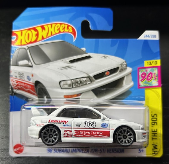 Hot Wheels 1998 Subaru Impreza 22B Sti-version- Matte White With