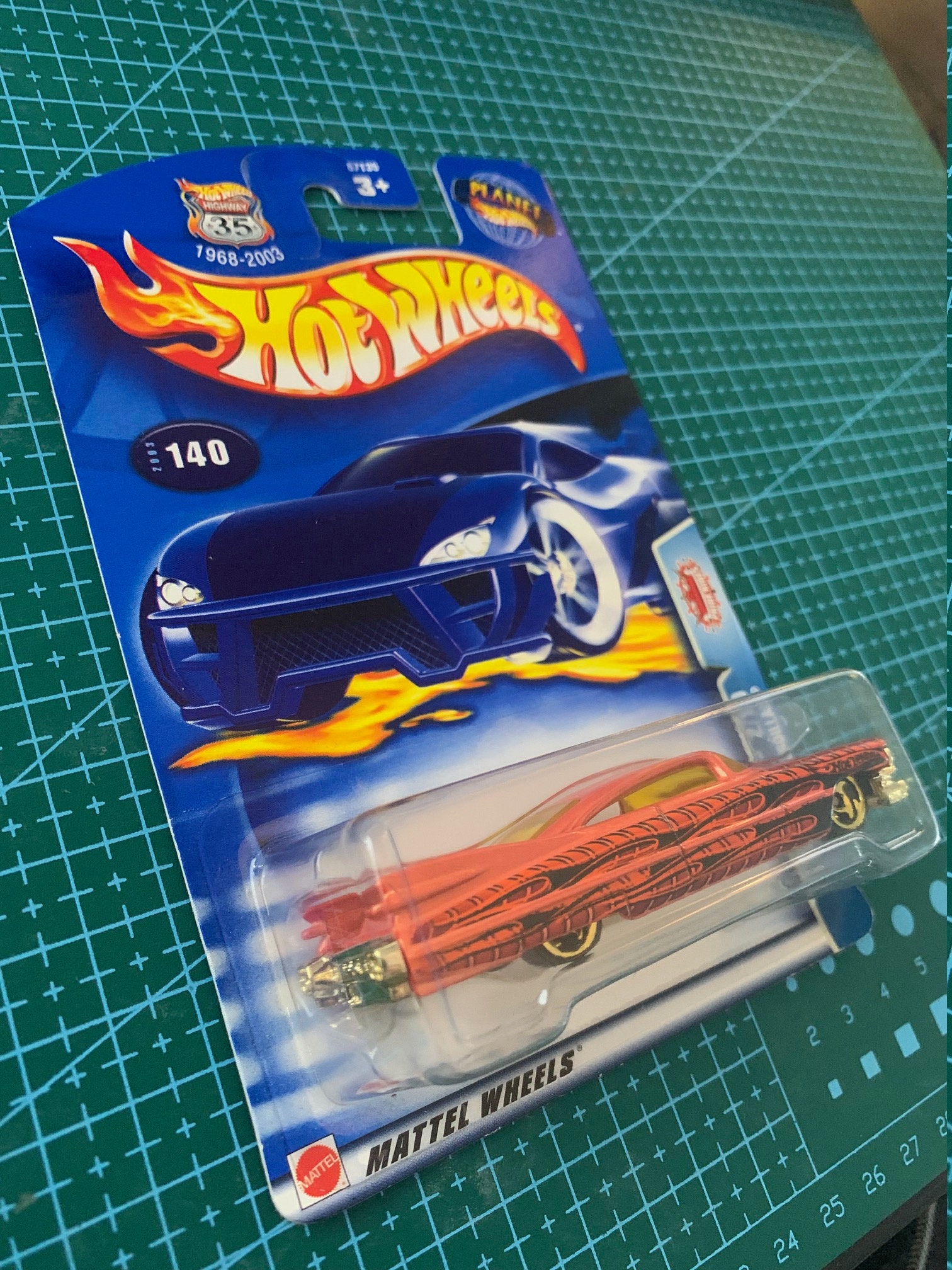 ミニカー 2002 100% hotwheels 53 59 cadillac 100% Hot Wheels 40th Anniversary '53 CADILLAC ✨ light blue