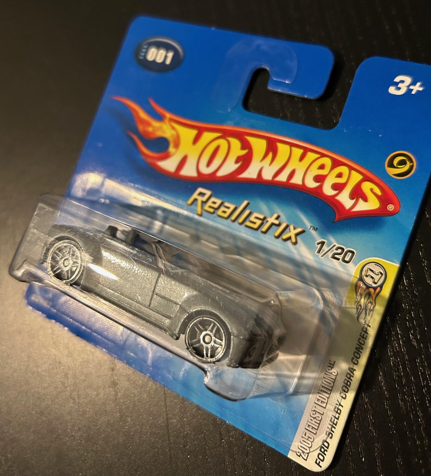 Hot Wheels Ford Shelby Cobra Concept-silver With Blue Interior