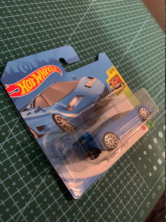Hot Wheels '94 Bugatti EB110 SS Blue #224 224/250 2021 HW Exotics 6/10