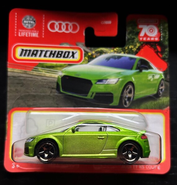Matchbox 2019 Audi TT RS Coupe-green With Black Interior-short