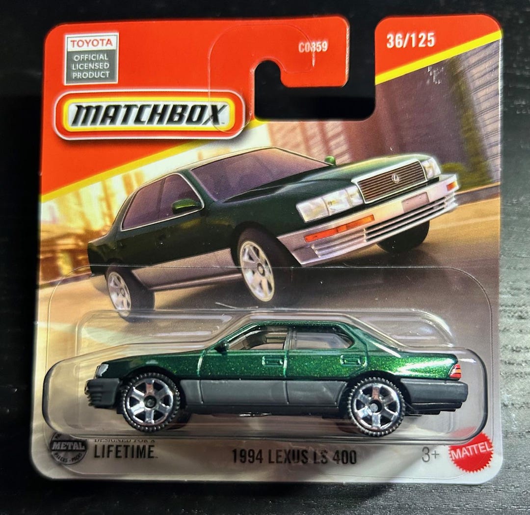 Matchbox 1994 Lexus LS 400-green With Black Interior-mbx Metal