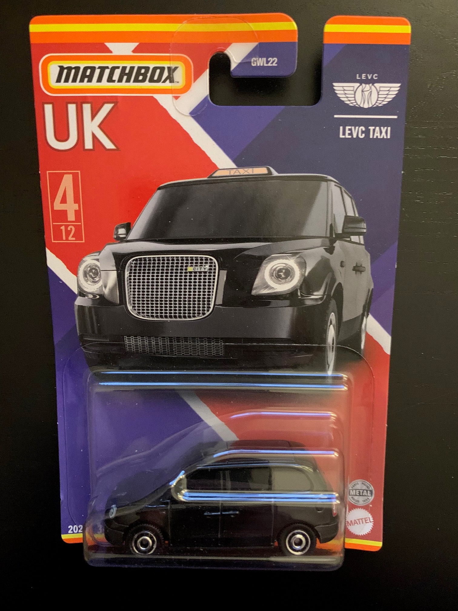 Matchbox Levc Taxi- London Taxi Cab-uk Collection-hard to Find